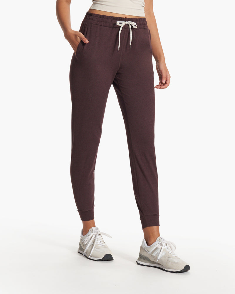 Performance Jogger - Long, Mahogany Heather