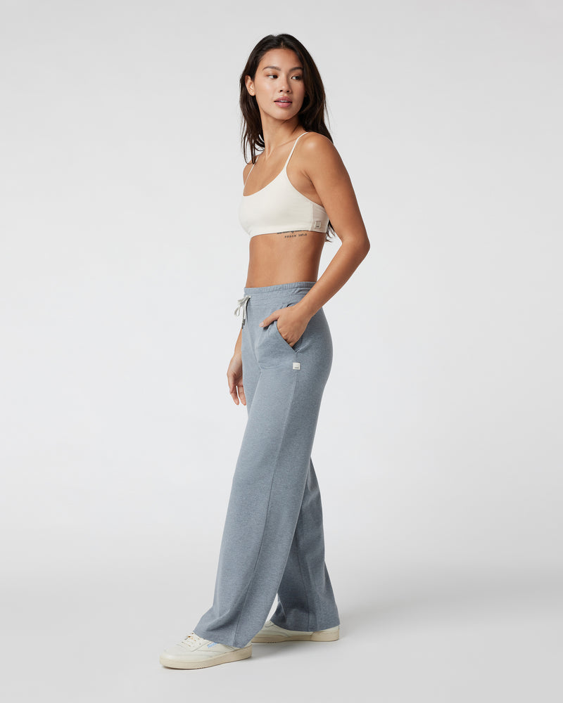 Halo Wide Leg Flare Pant, Grey Wide Leg Pants