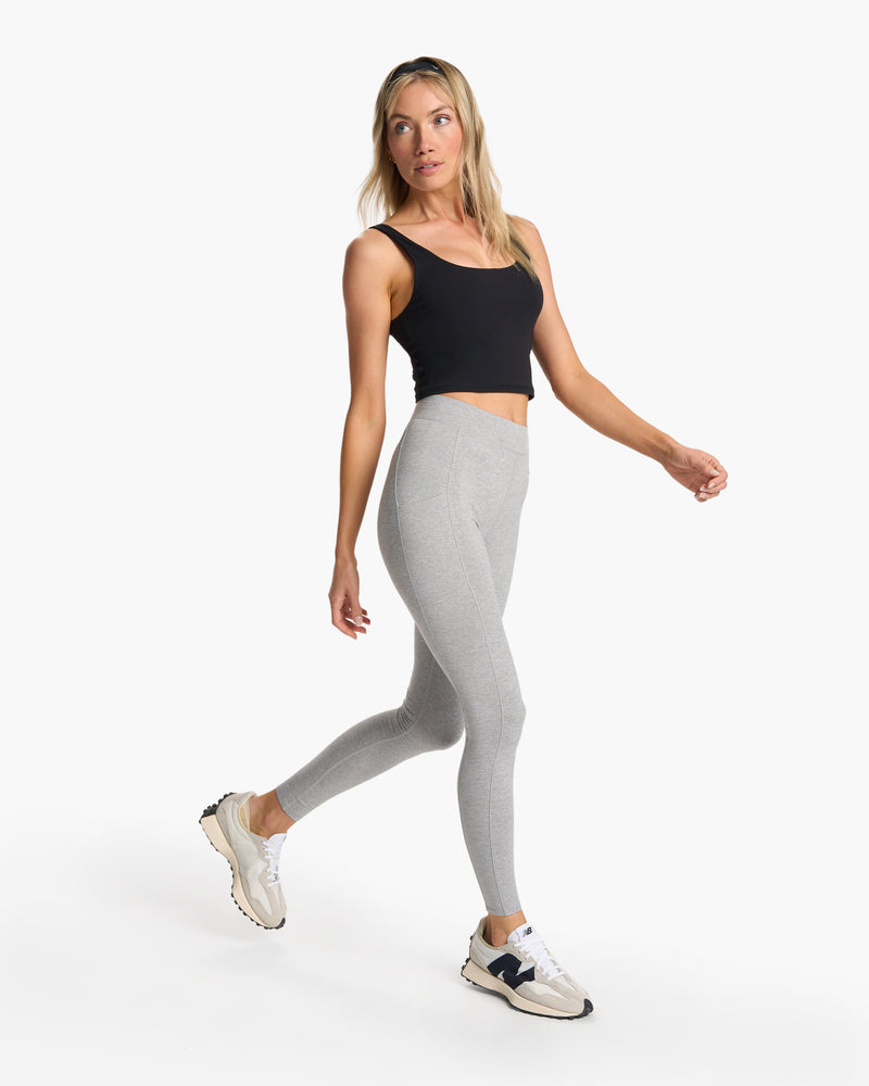 Threadbare Fitness gym leggings with pocket detail in gray heather