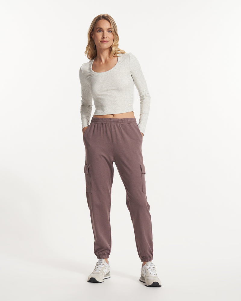 Boyfriend Cargo Jogger, Java Heather