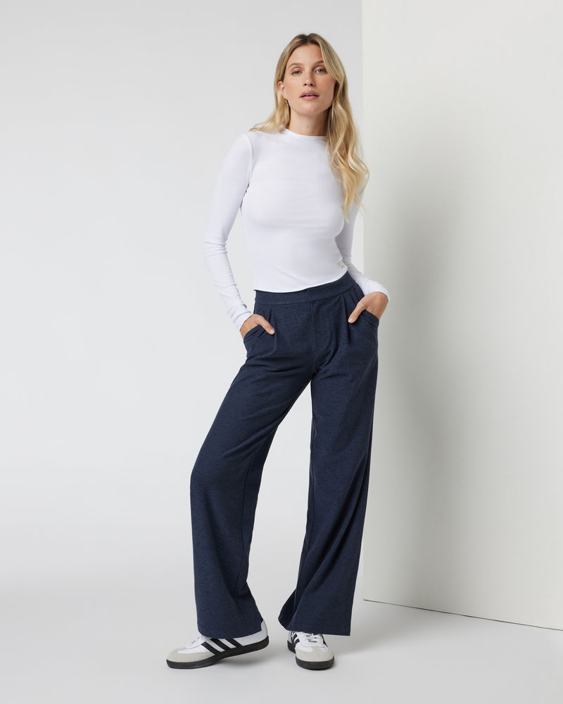 Elevation Trouser, Midnight Heather High-Rise Pants