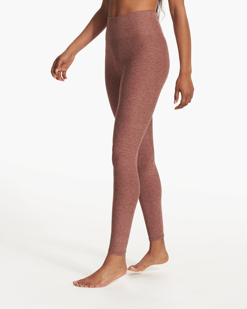 Clean Elevation Legging-Long, Hazelnut Heather