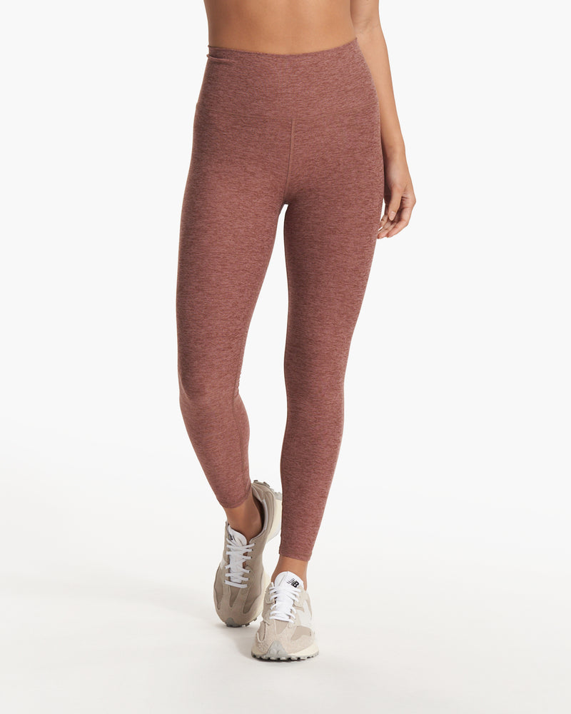 Clean Elevation Legging-Short, Hazelnut Heather