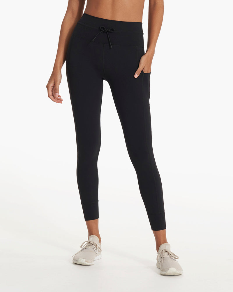 Women's Merino Wool Leggings With Pockets - Athletic Tights – Woolx