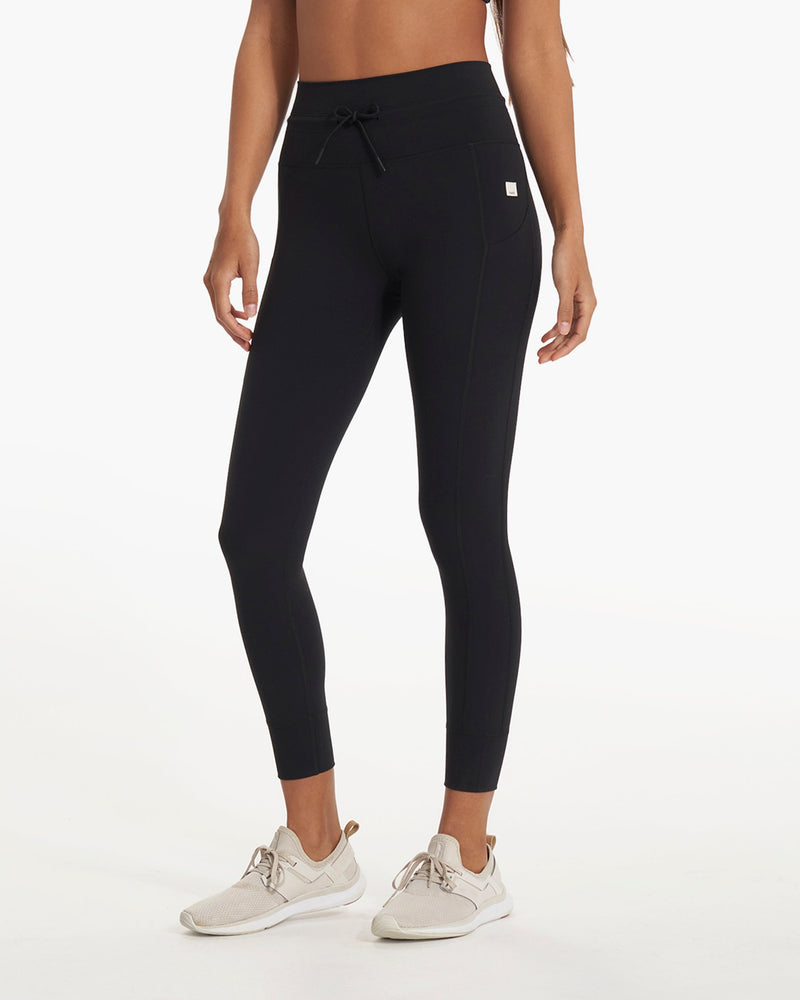 Cropped Midweight Daily Pocket Leggings - Heathered Charcoal *XS & Med*