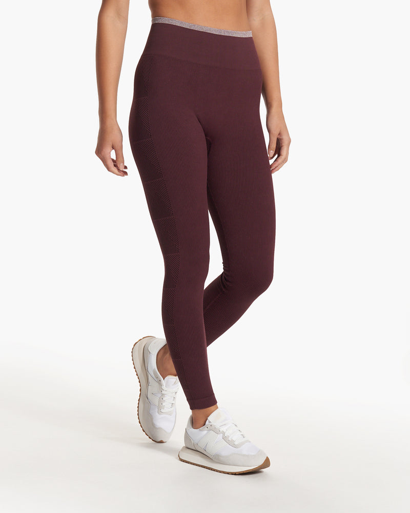 Chocolate Textured Seamless Gym Leggings