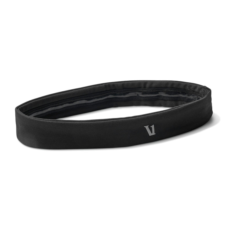 Volley Headband, Black Athletic Headband