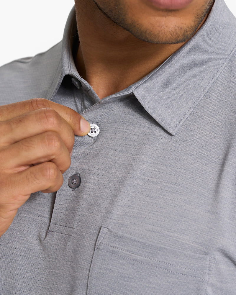 Zephyr Polo | Heather Grey | Vuori