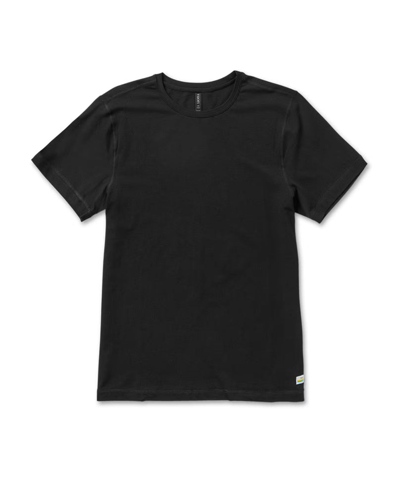 Tuvalu Tee, Men's Black Pima Cotton T-Shirt