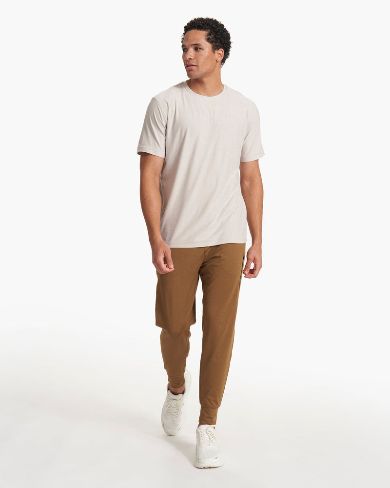 Strato Tech Tee | Men's Suede Heather Tech Shirt | Vuori