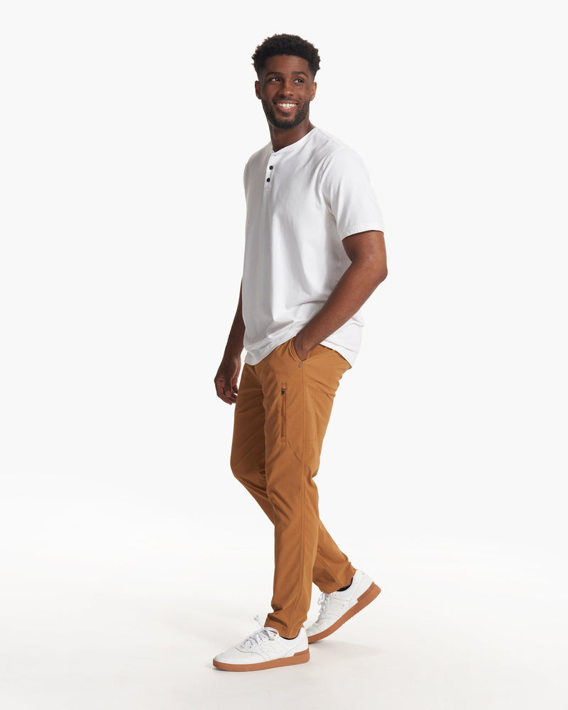 Short-Sleeve Ever Henley, Men's White Henley Shirt