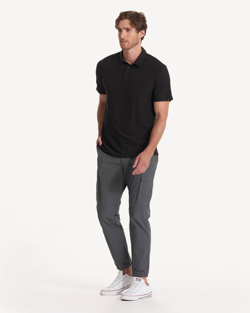 Vuori Men's Long Sleeve Strato Tech Polo