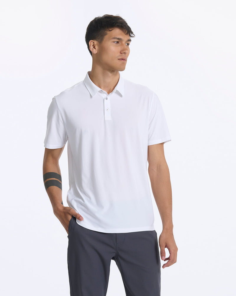 Strato Tech Polo | White