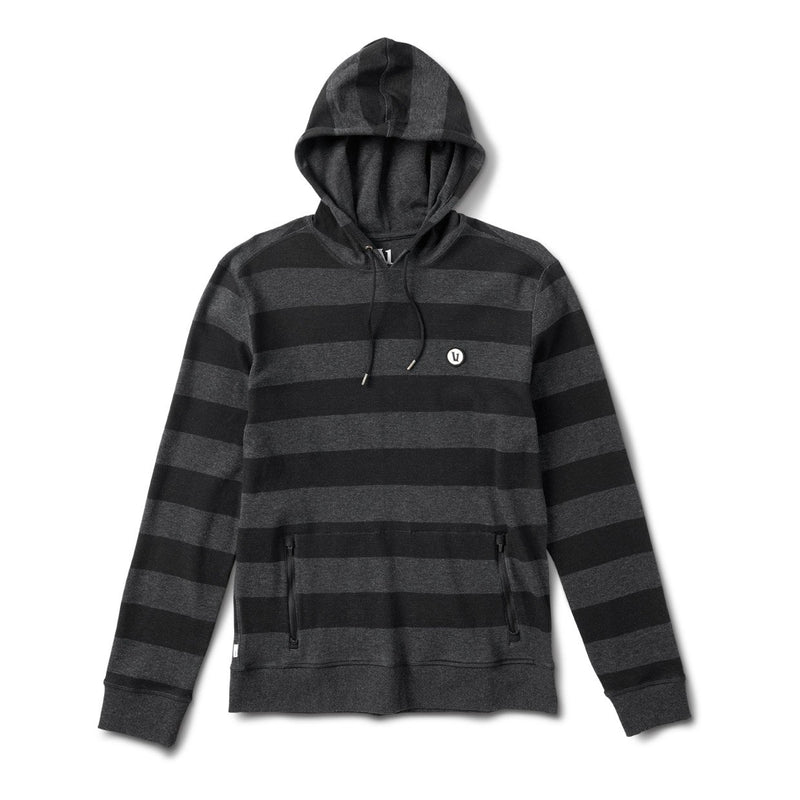 Clark Hoodie - Black Heather Stripe - Black Heather Stripe 1