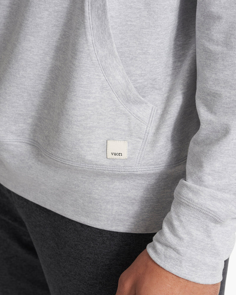 Gray Half-Zip Hoodie