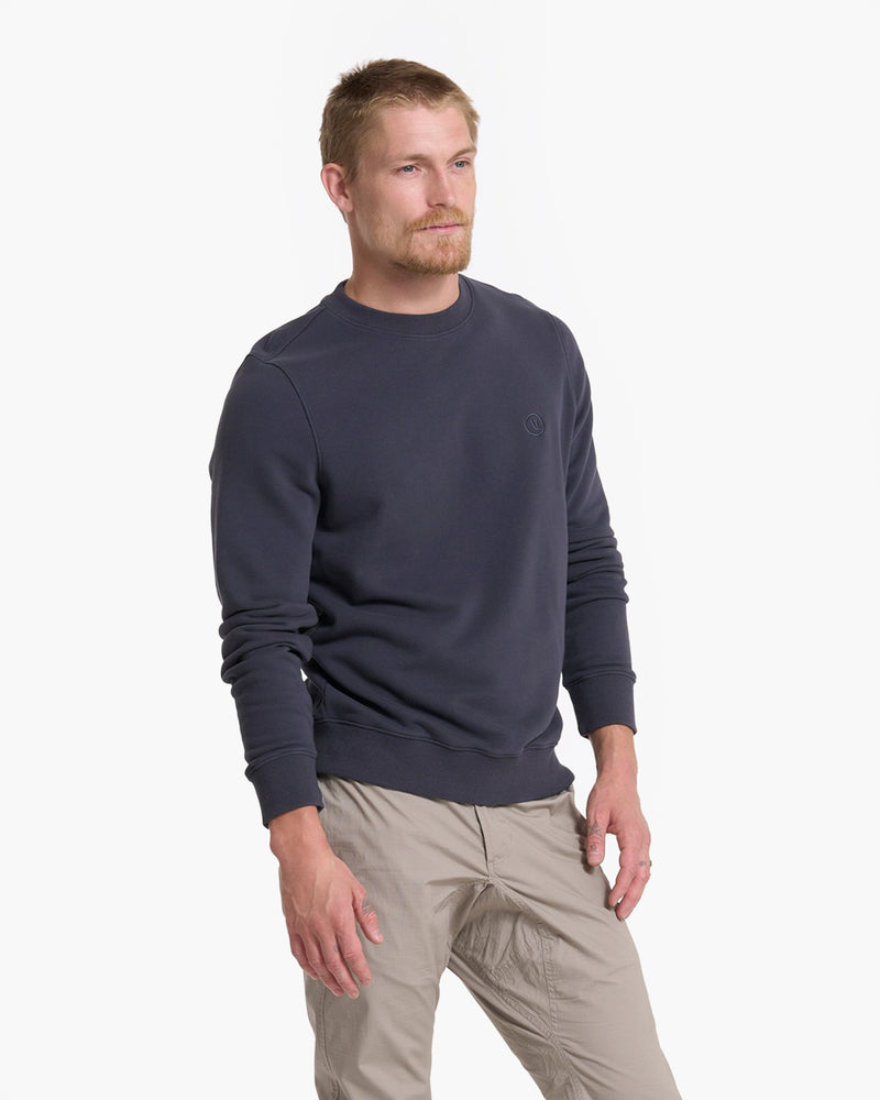 | Crewneck Charcoal Grey | Cypress Men\'s Crew Vuori