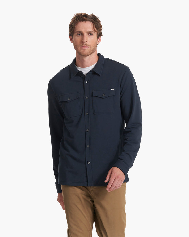 Boulevard Shirt Jacket | Men's Ink Shirt Jacket | Vuori