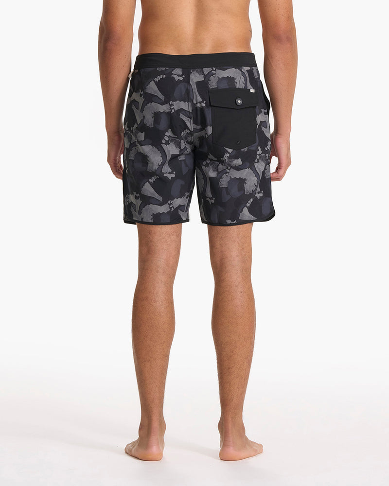 Cruise Boardshort | Black Abstract | Vuori