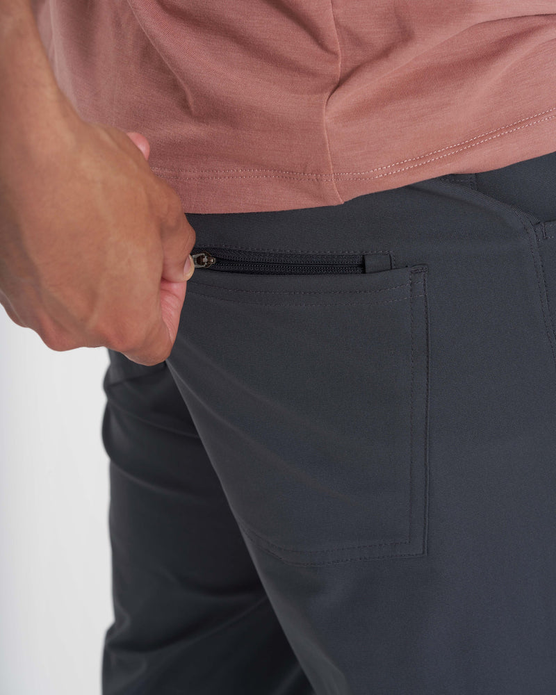 Meta Pant - Charcoal | Grey 5-Pocket Pants | Vuori Clothing