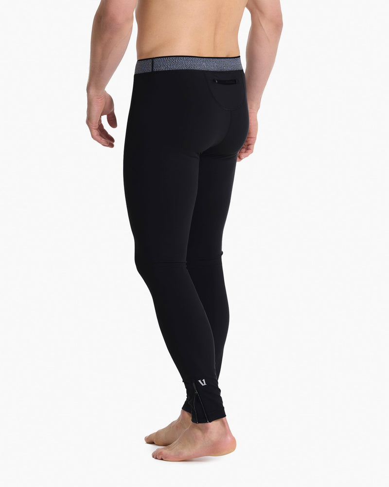 Limitless Compression Tight, Men's Black Running Tights