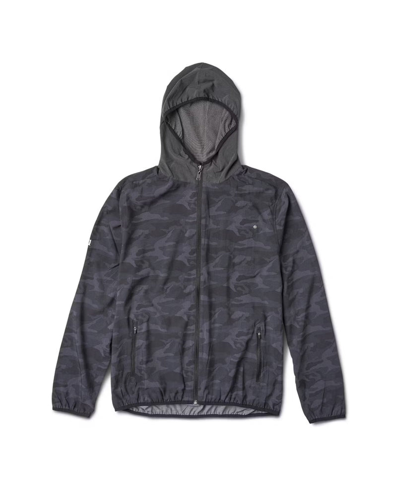 Outdoor Trainer Shell, Men's Black Camo Jacket