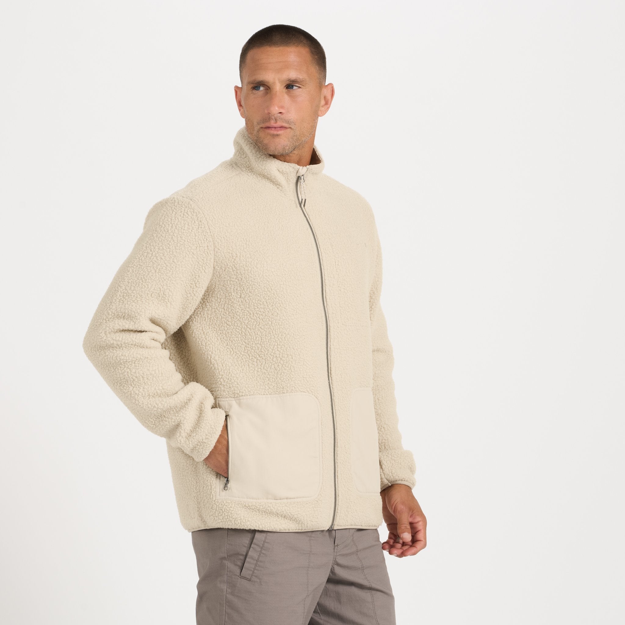 Alpine Sherpa Jacket | Birch – Vuori Clothing