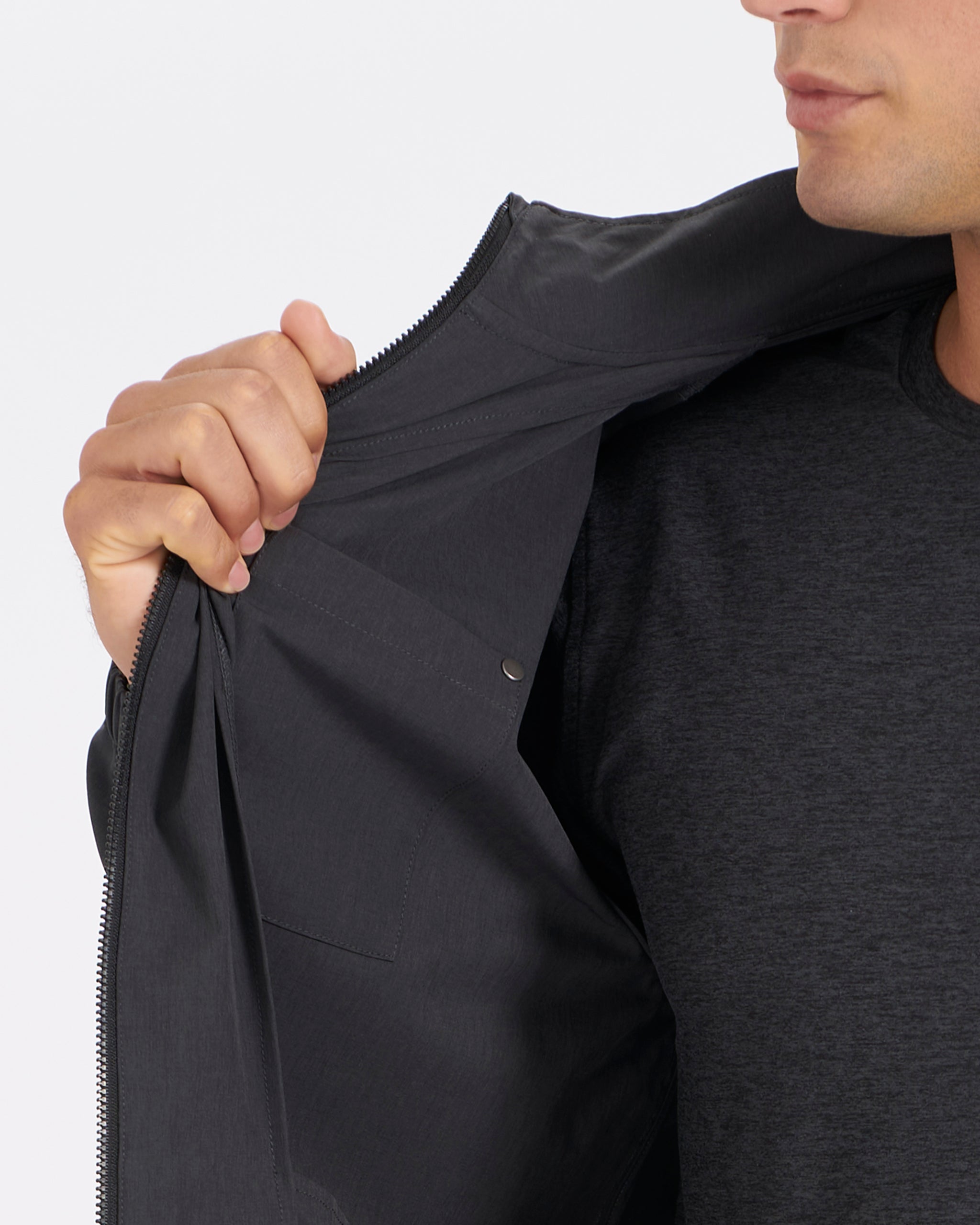 Venture Track Jacket | Men's Black Track Jacket | Vuori