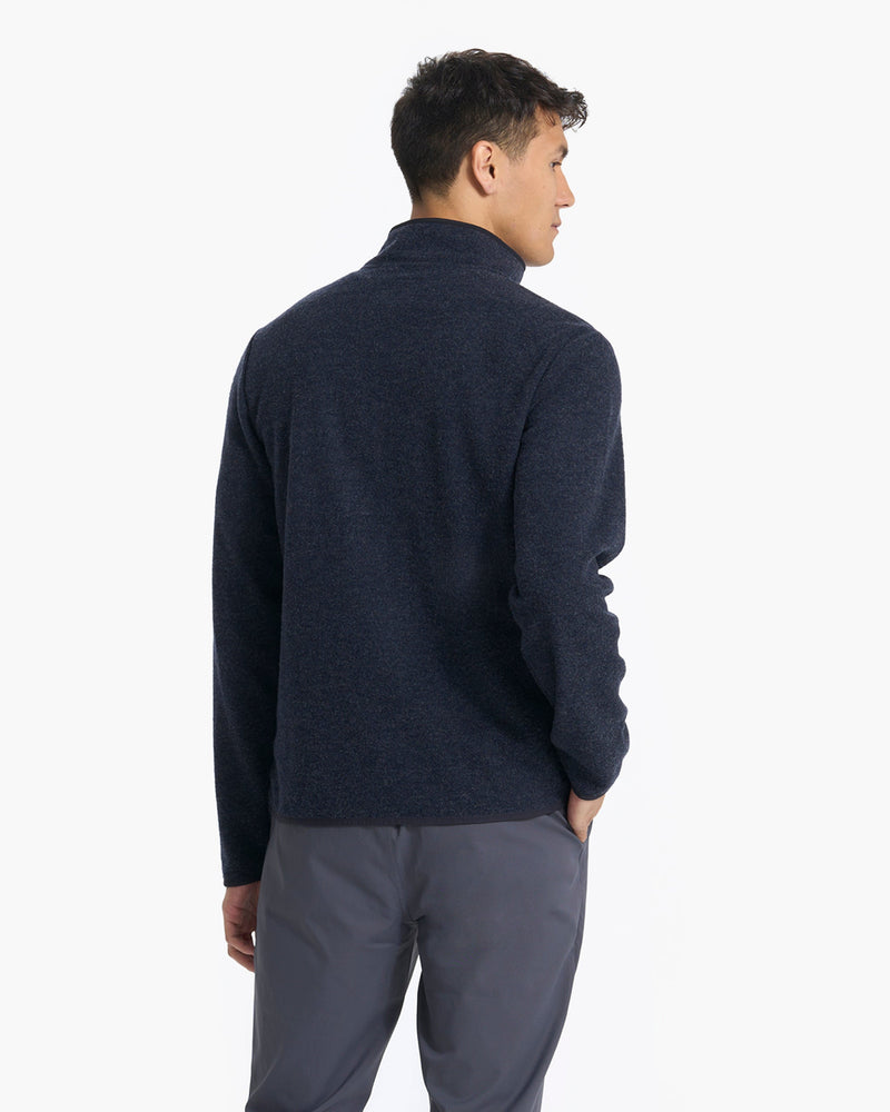 Venice Wool Pullover | Men\'s Ink Blue Wool Sweatshirt | Vuori