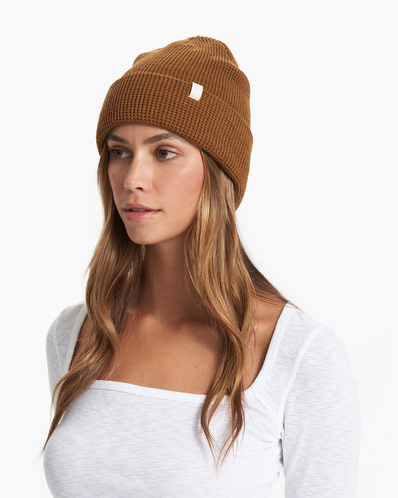 Alpine | | Waffle Beanie Caramel Vuori