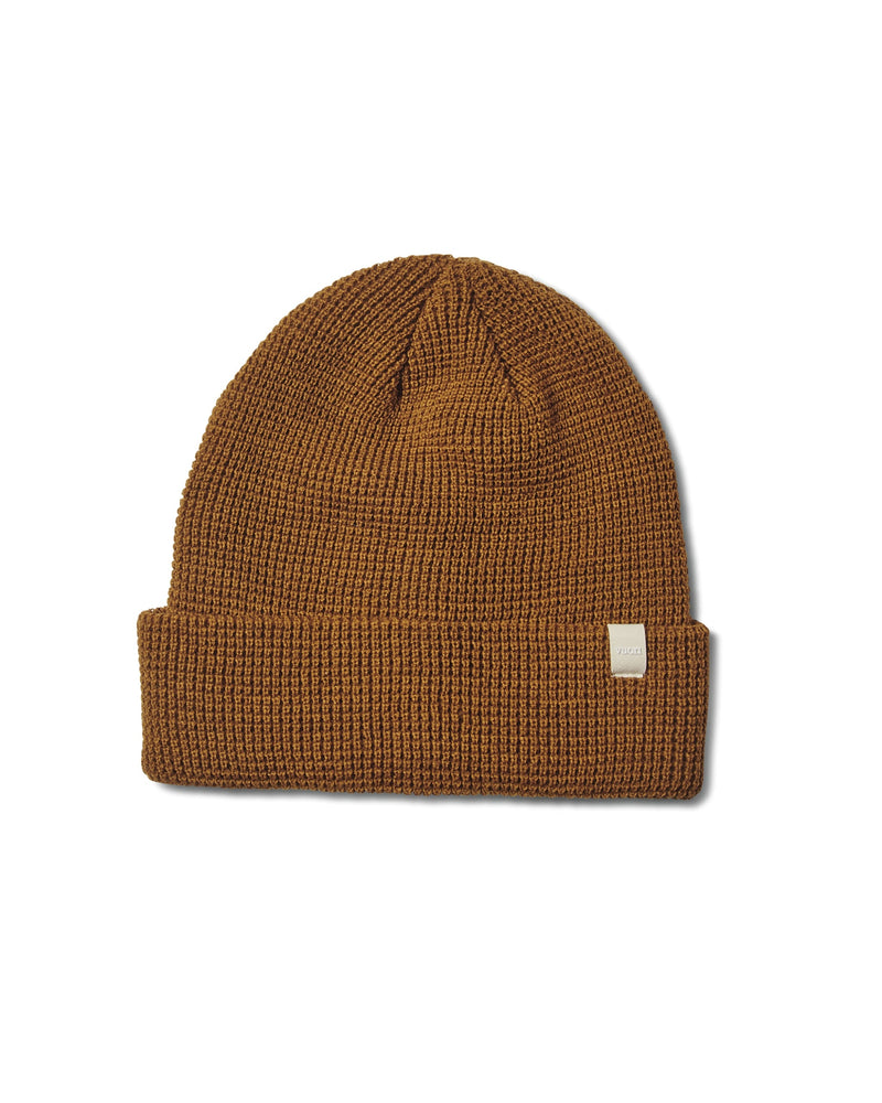 Alpine Waffle Beanie | Caramel | Vuori