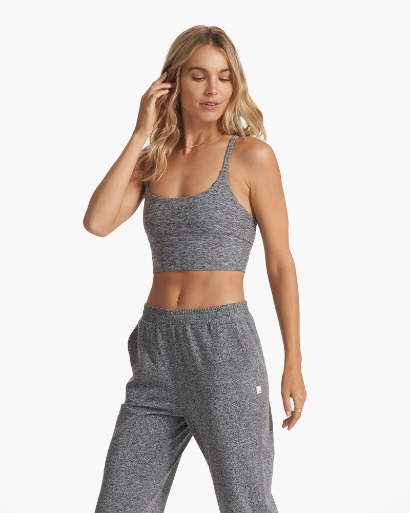 Long Line Elevation Bra, Heather Grey