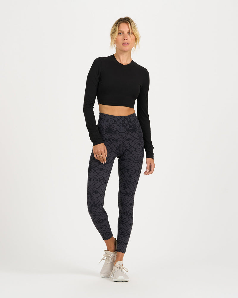 Vivid Trim Long-Sleeved Crop Top - Ready-to-Wear 1AAWSX