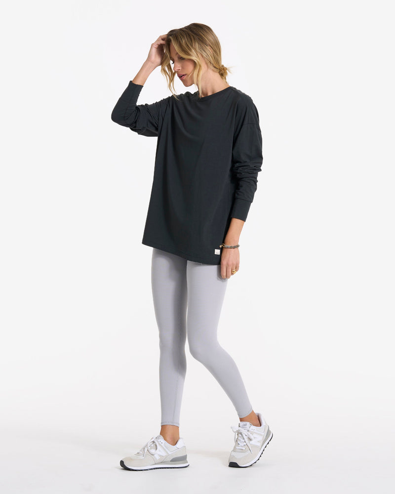 Black Long Sleeve Shirt To Wear With Leggings