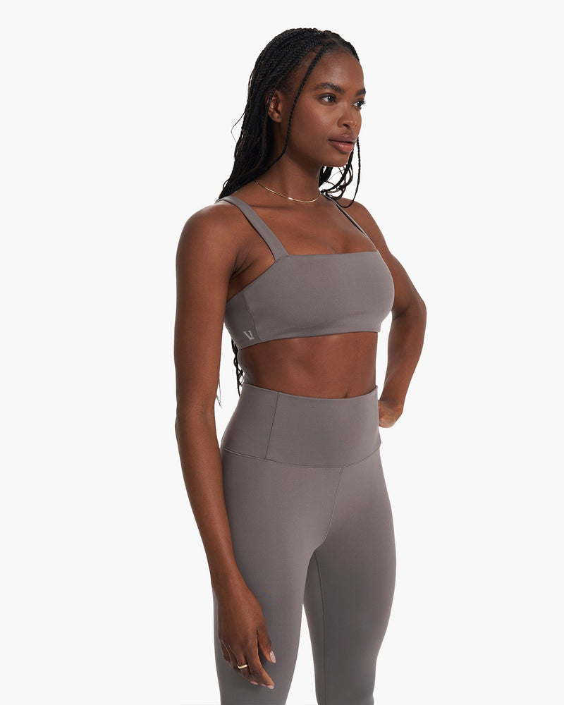 Skims Cotton Rib Thermal Leggings In Sedona