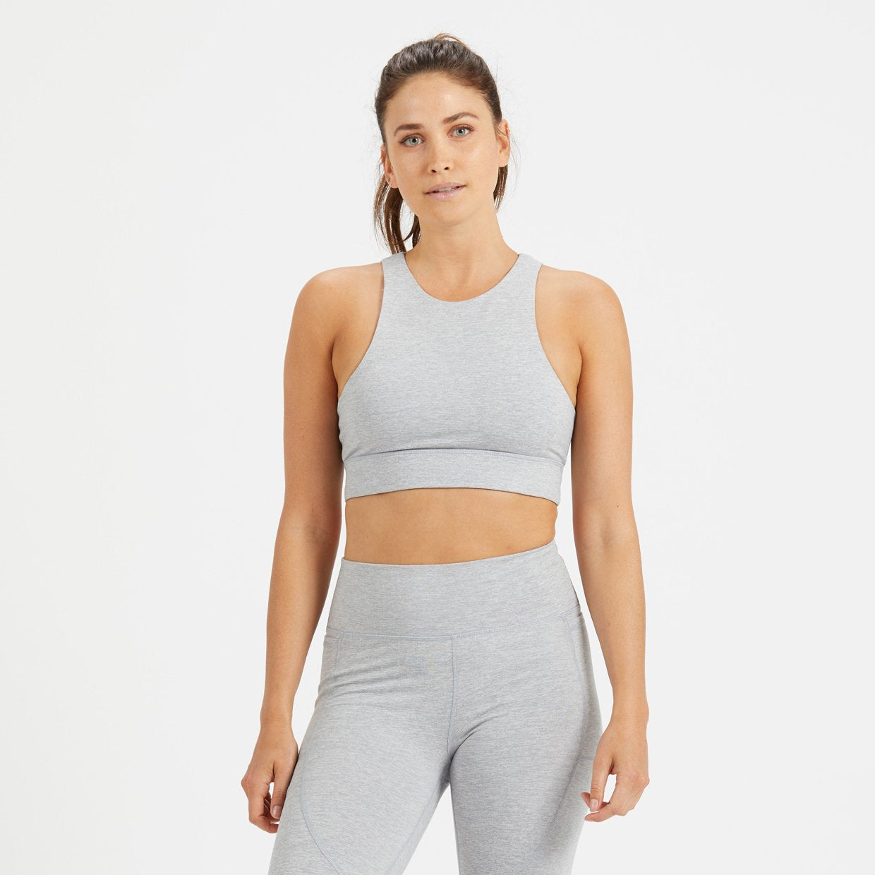 Elevation Bra | Light Heather Grey – Vuori Clothing