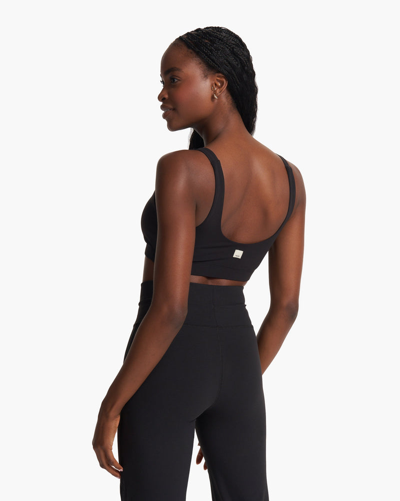 Veynd Signature Strappy Sports Bra - Black