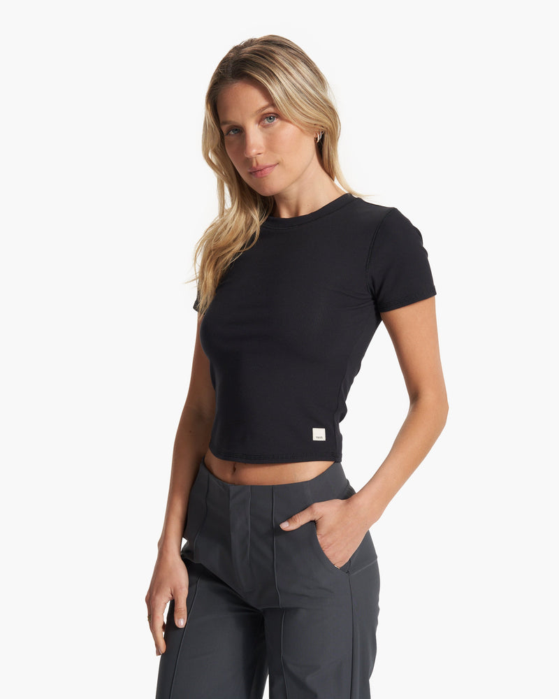 ALWAYS Women's Ribbed Yoga Shorts - Premium Soft High Waist Rib Knit Short  Pants Black S at  Women's Clothing store