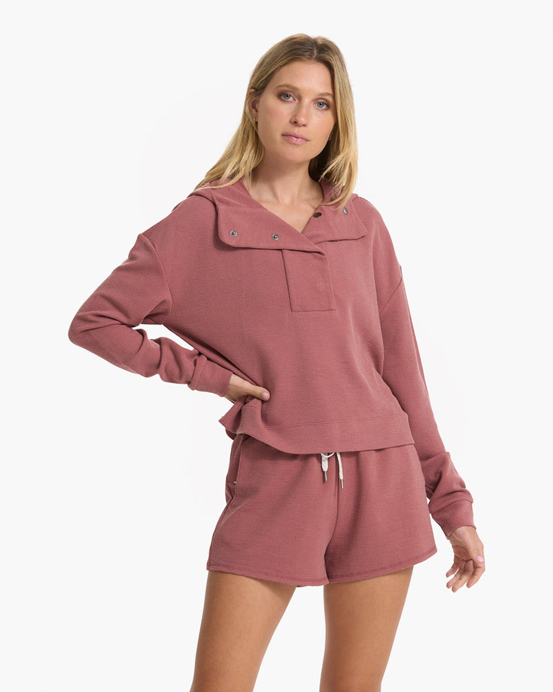 Restore Half Zip Hoodie, Women's Wood Ash Hoodie