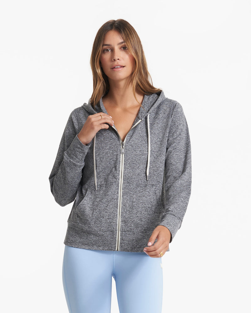 Denim Blue & Gray Zip-Up Hoodie - Women, Best Price and Reviews