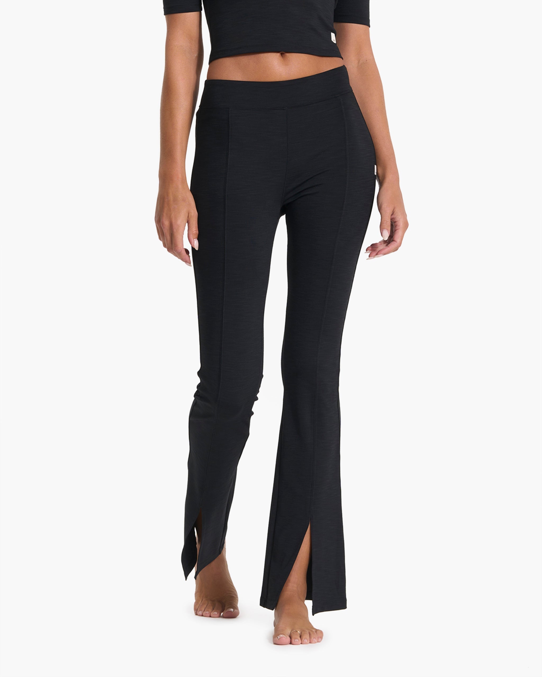 These flared leggings are SO comfortable & tall & curvy girl