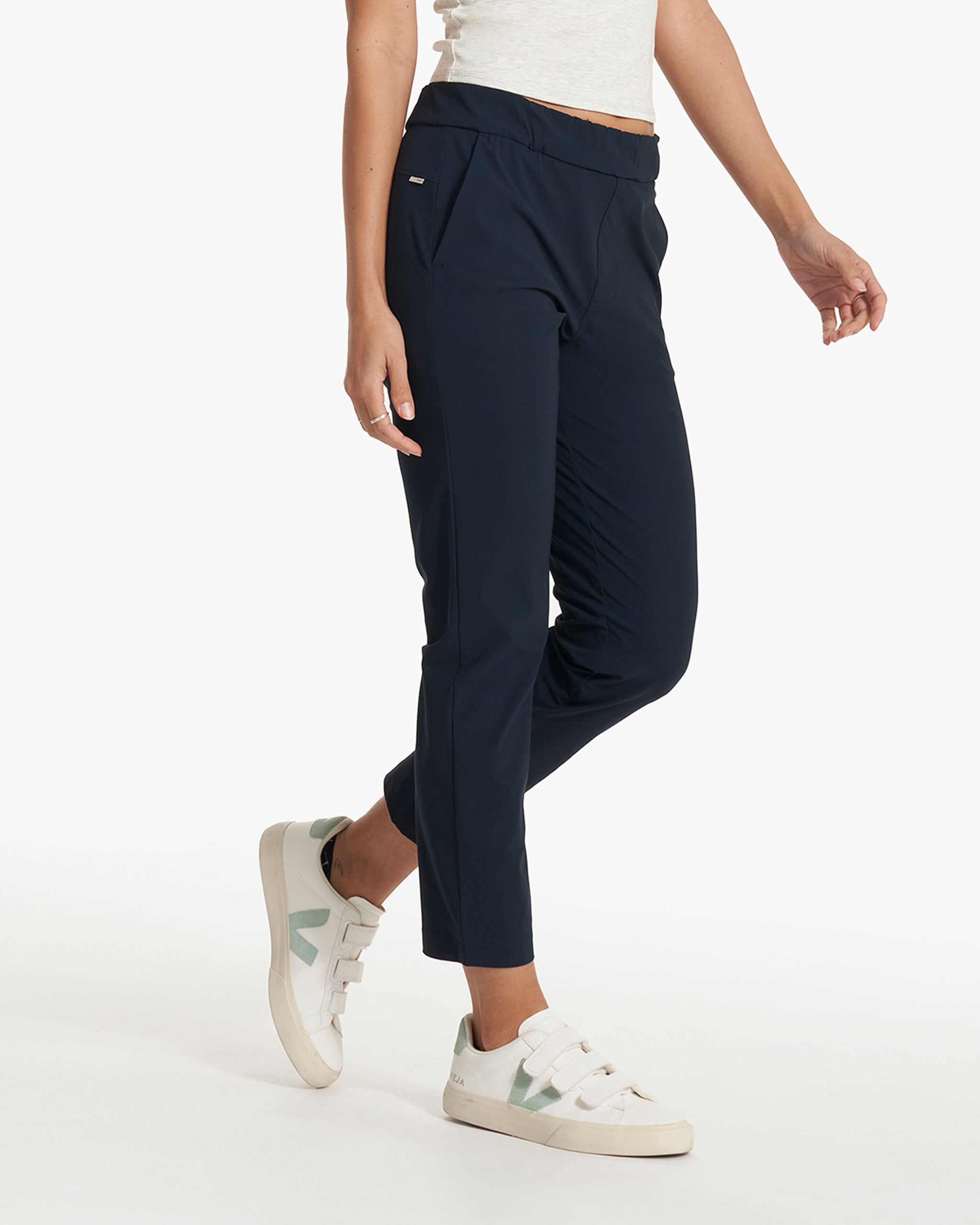 Miles Ankle Pant | Women's Ink Navy Blue Crop Pants | Vuori