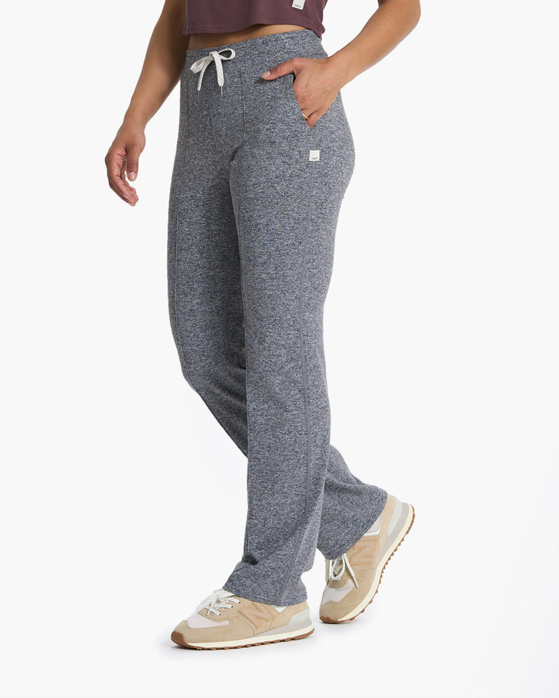 Womens Gray Flare Leg Jogger Pants