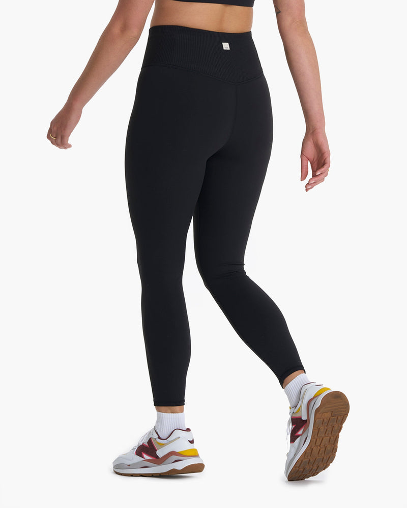 Women Sports Leggings Yoga Tights with Pockets Ribbed Pants for