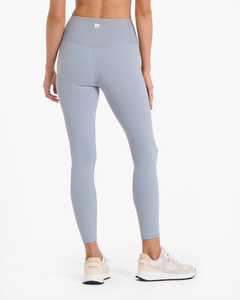 Light Blue Ribbed Leggings – SKNZ