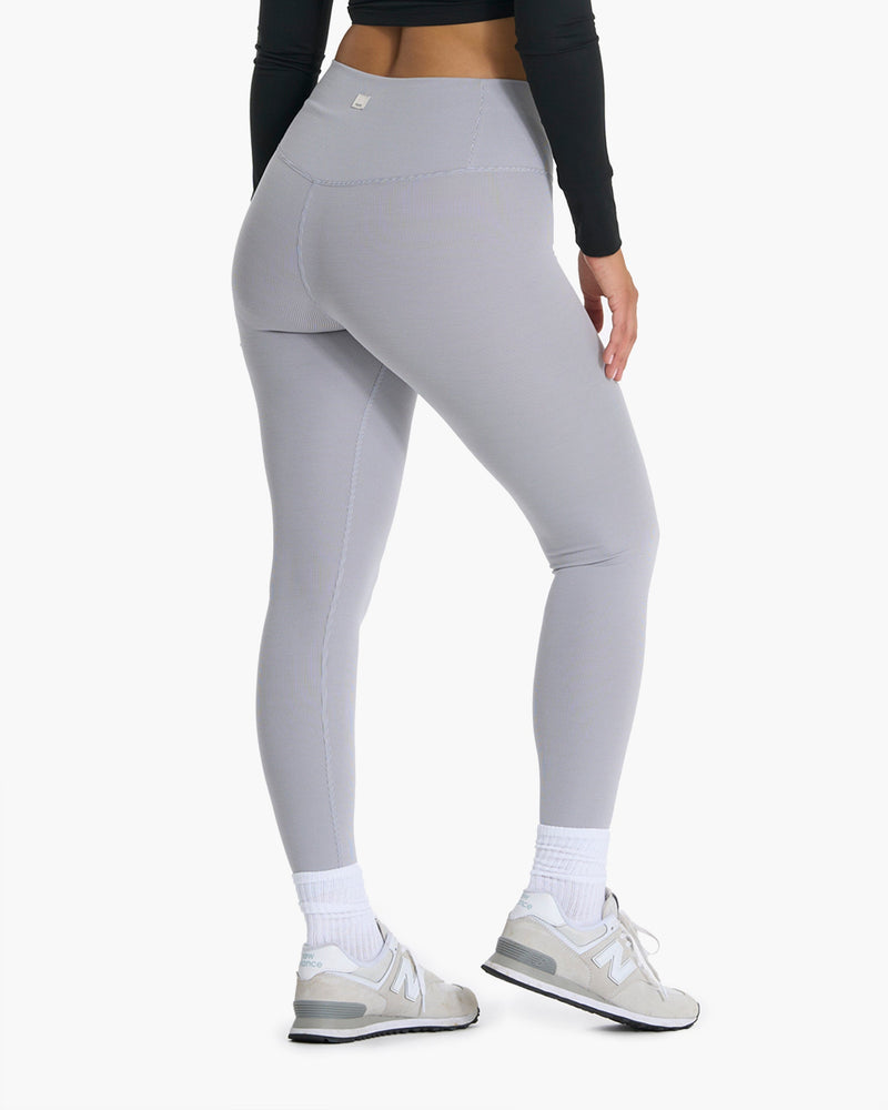 You Glow Girl Ribbed Leggings In Grey • Impressions Online Boutique