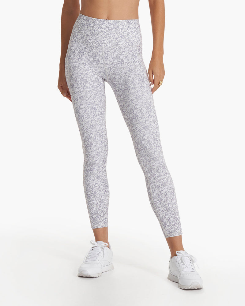 Womens Workout Light Grey Camo Leggings with Pockets