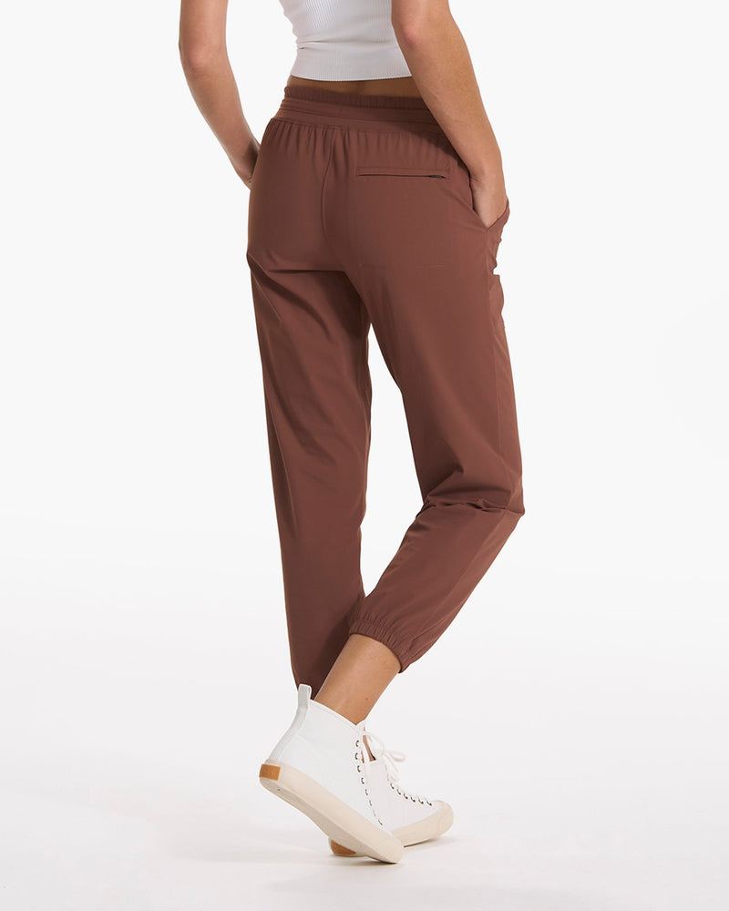 Sunrise Jogger - Mocha Twill Ponte