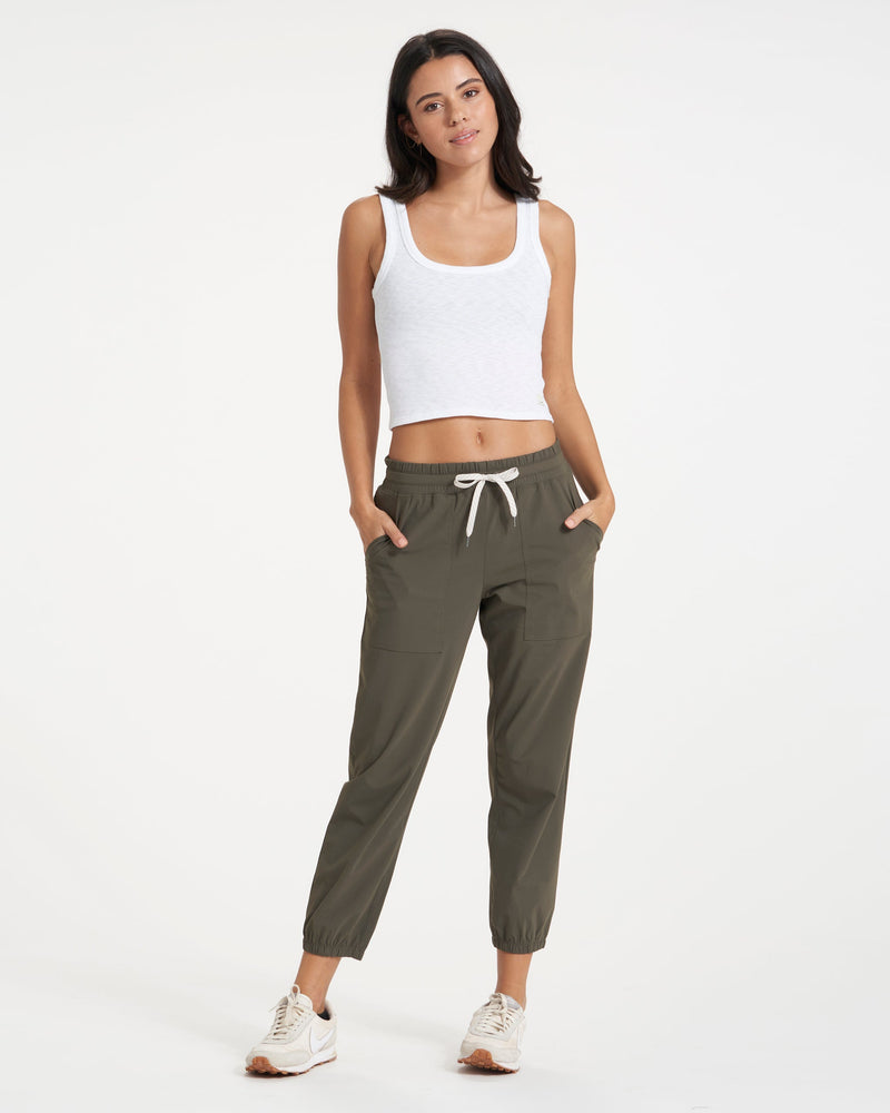 Miles Jogger, Women's Olive Green Joggers