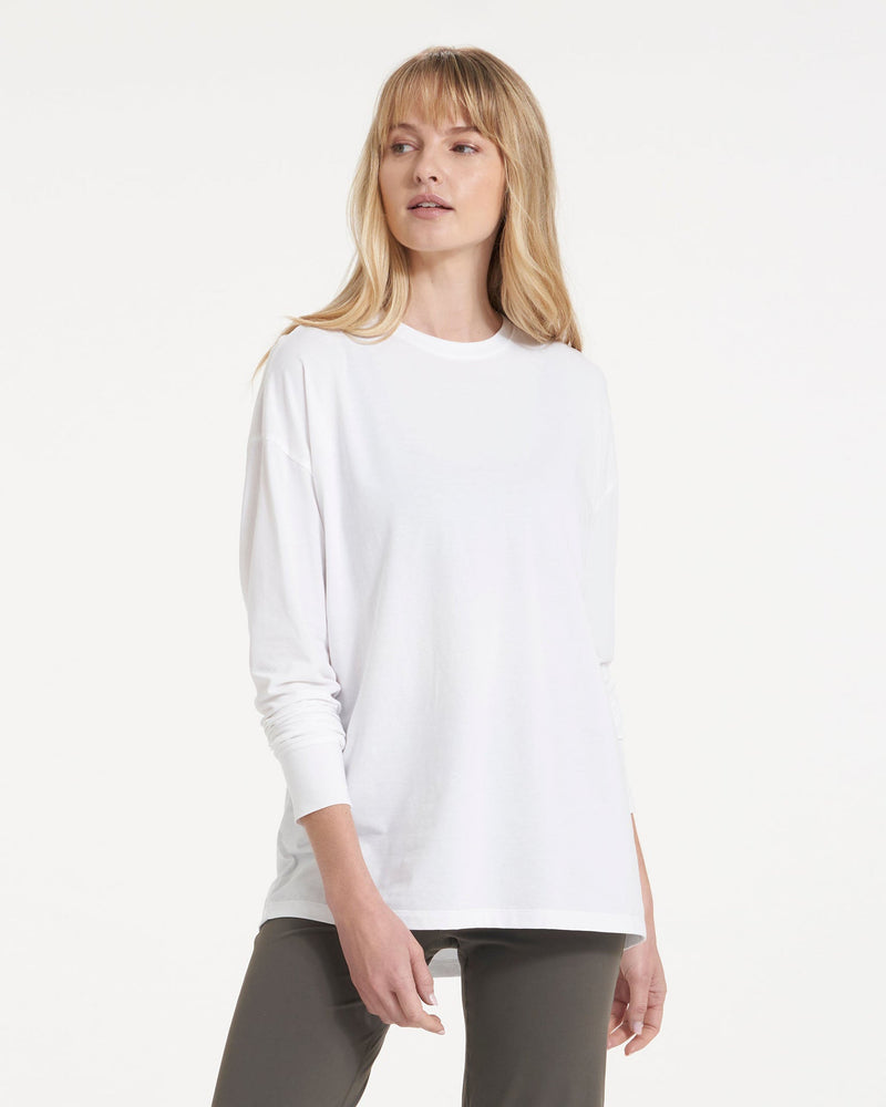 Long-Sleeve Feather Tee