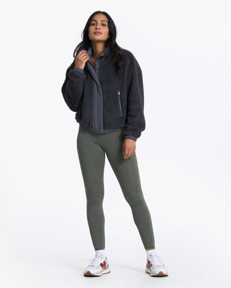 Cozy Sherpa Jacket | Charcoal Cozy Jacket | Vuori Clothing